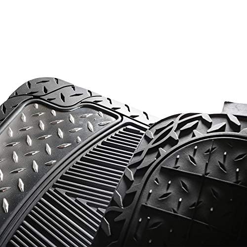 FH Group easy-clean rubber mats rinse off quickly after trips and spills.