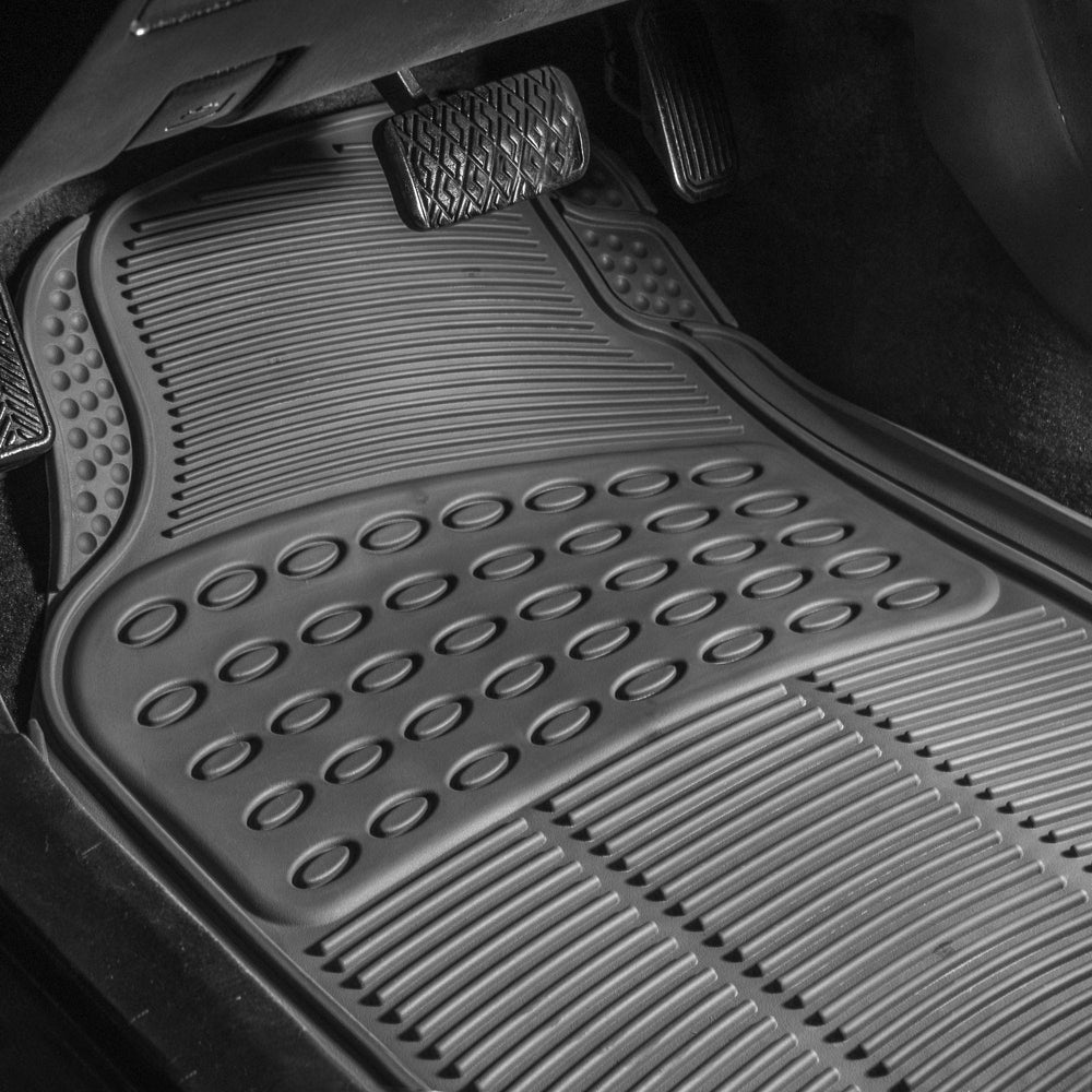 FH Group gray finish floor mats elevate the vehicle interior look