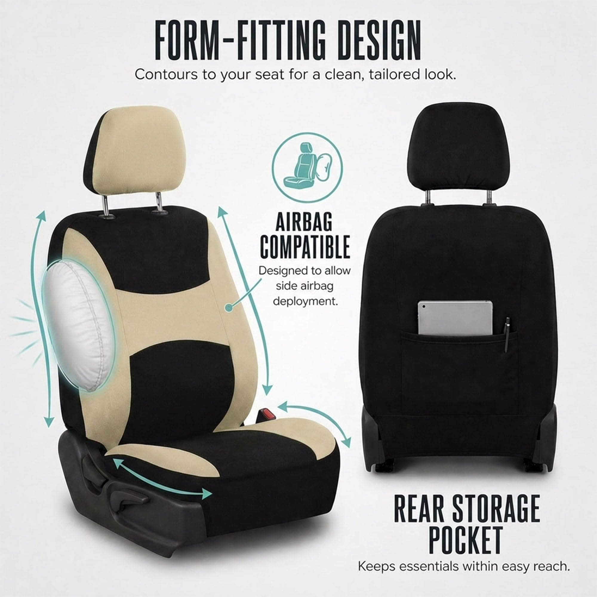 FH Group seat belt pad keeps straps comfy during long drives