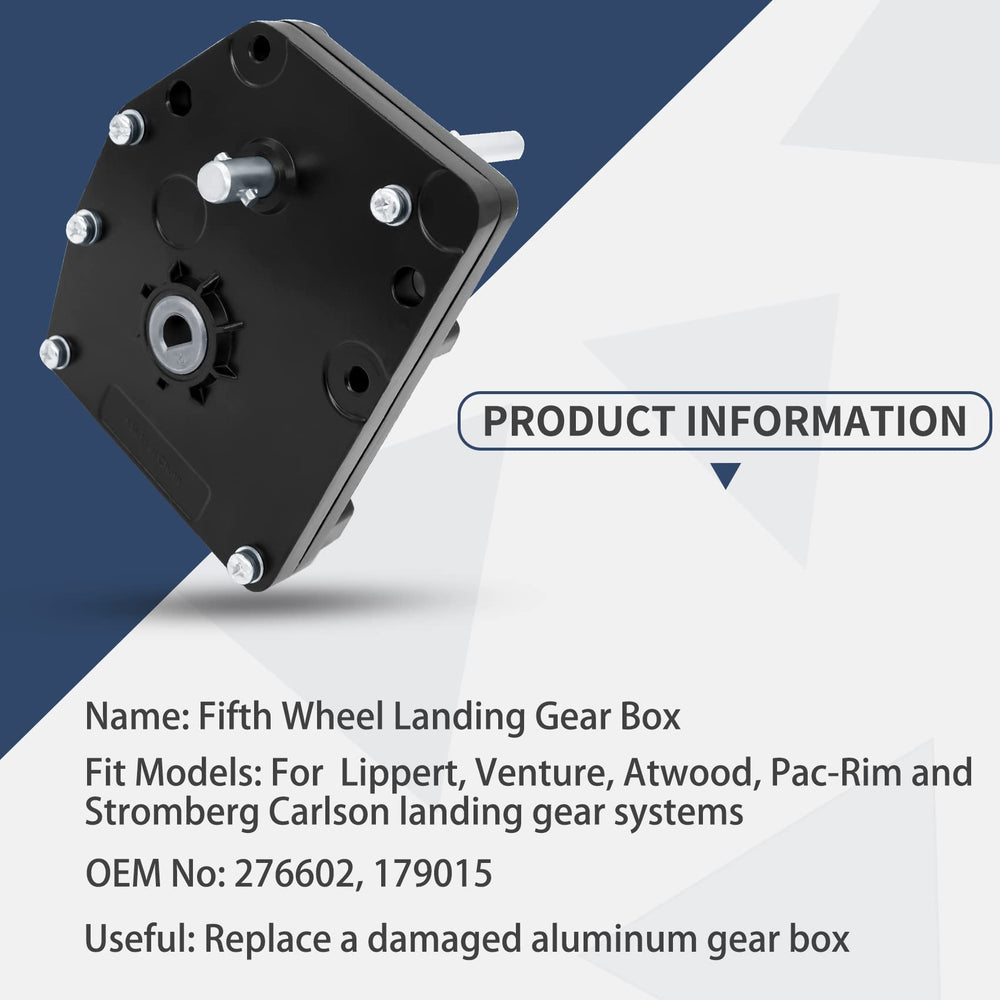 FHRHRY aluminum gearbox emphasizes longevity and smooth transmission for RV use.
