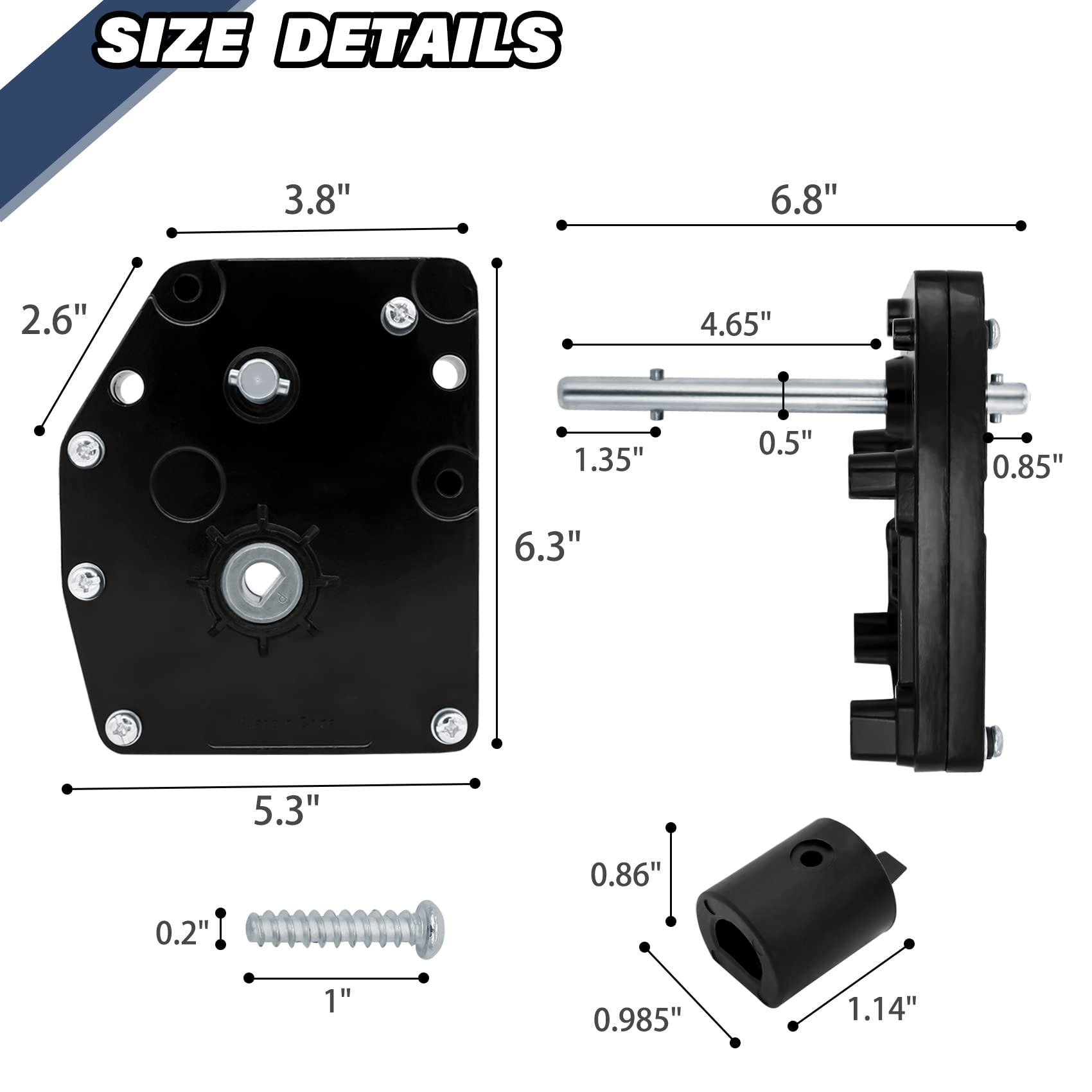 FHRHRY easy 10-minute install with included retainer and bolt.