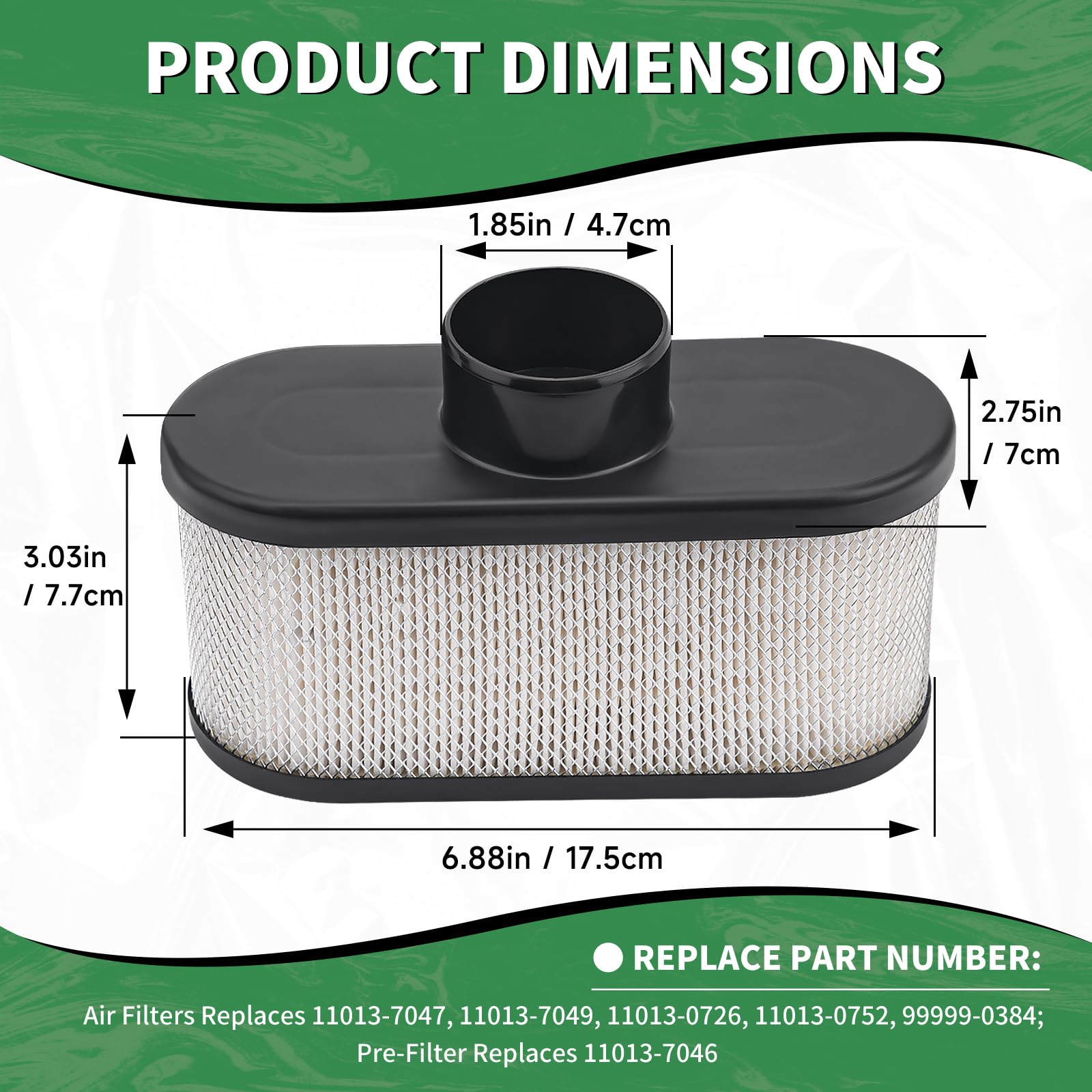 FHSJXR metal mesh protection guards inner filter from debris.