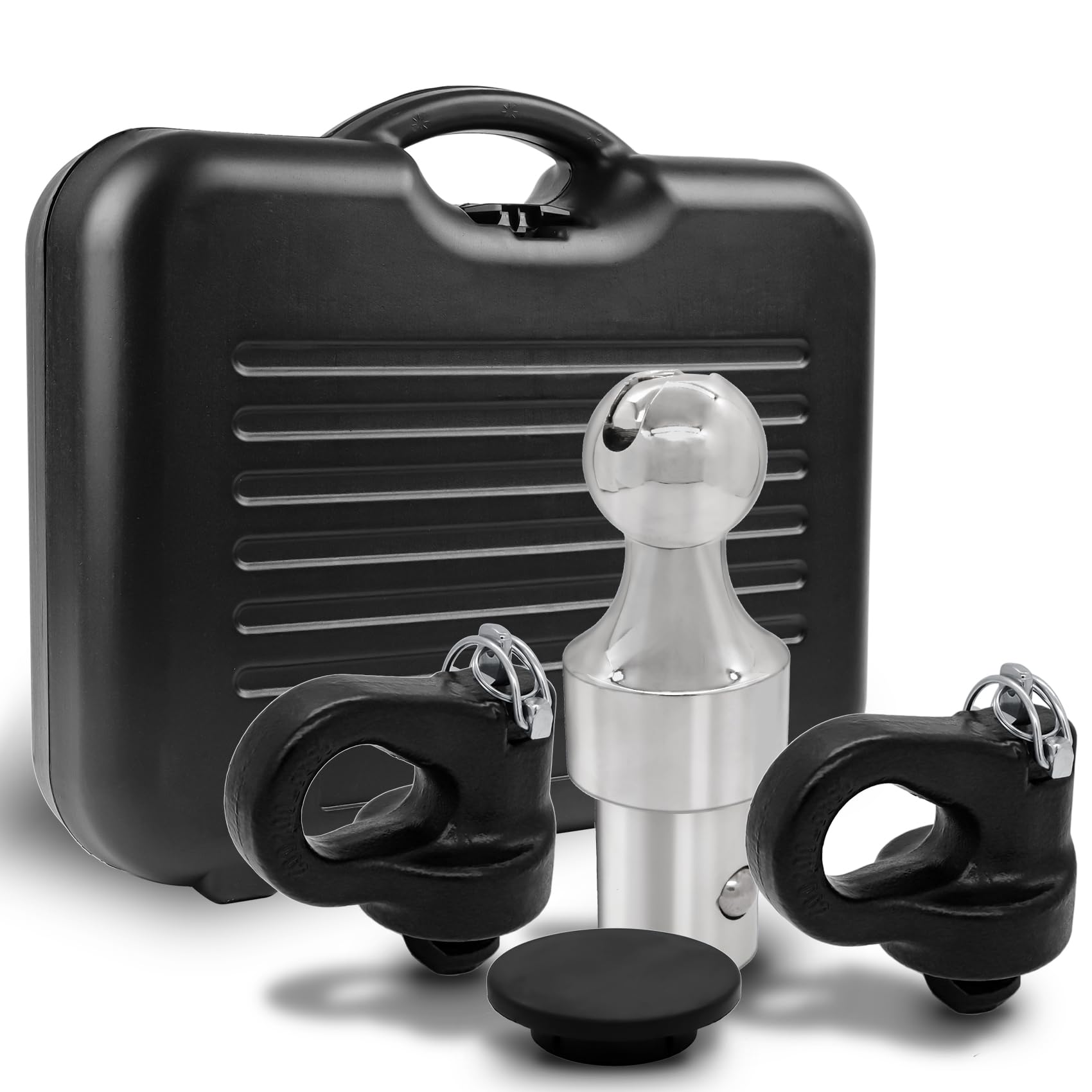 FHRHRY 60639 gooseneck kit installed on puck system for Ford and GM trucks.