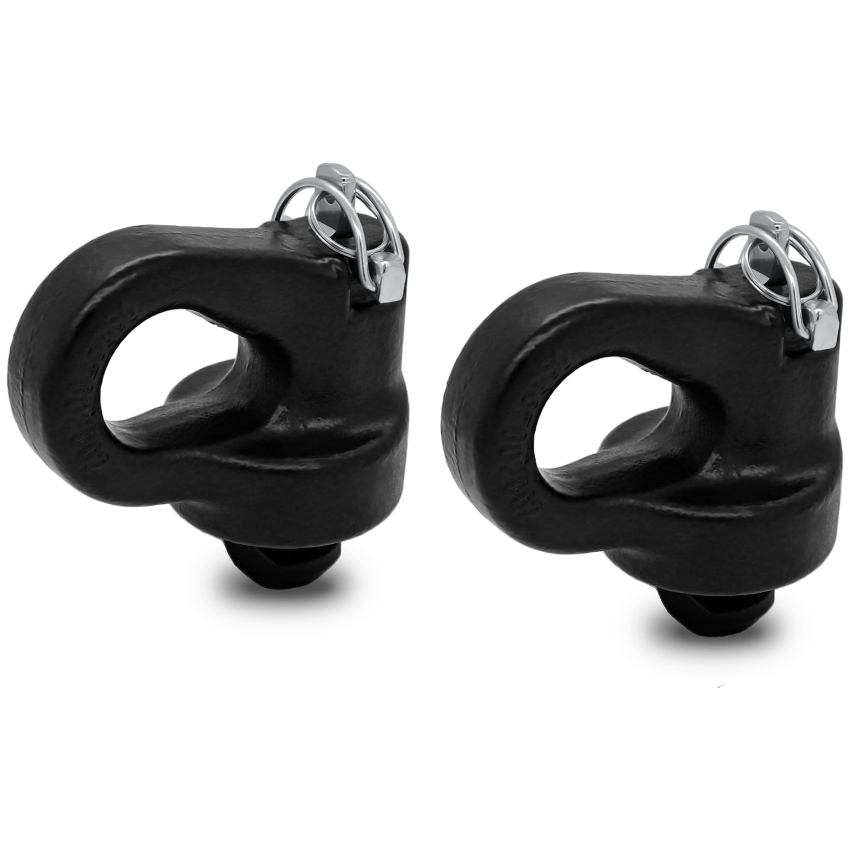 FHRHRY 60691 gooseneck safety anchor front view highlights rugged cast steel build.
