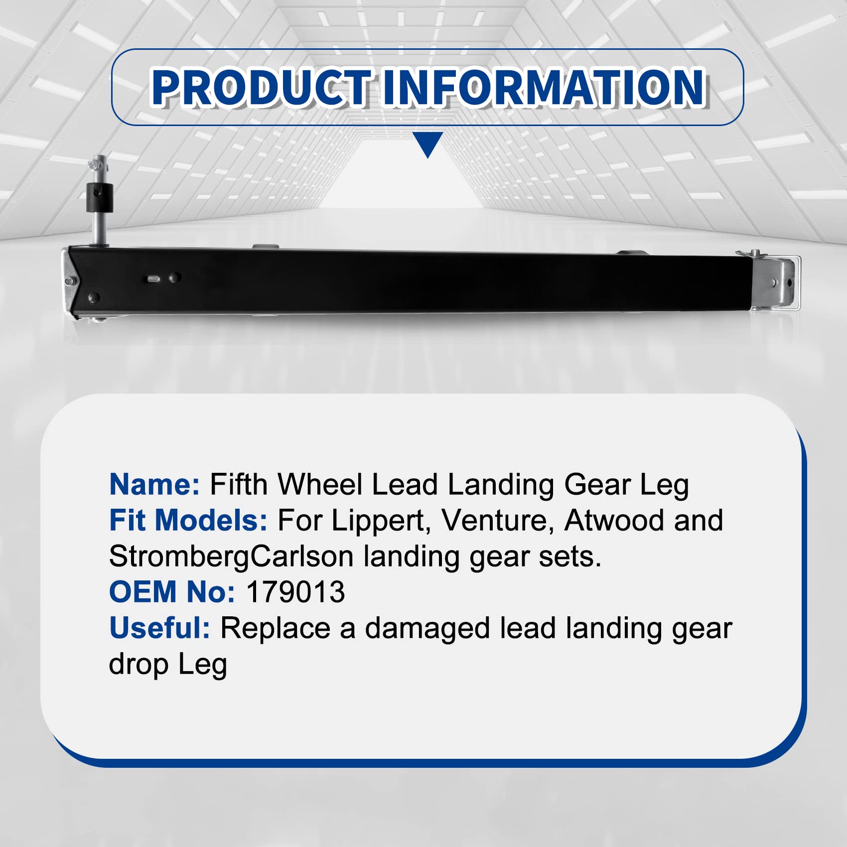 FHRHRY Lippert Venture compatible landing gear for versatile RV builds.