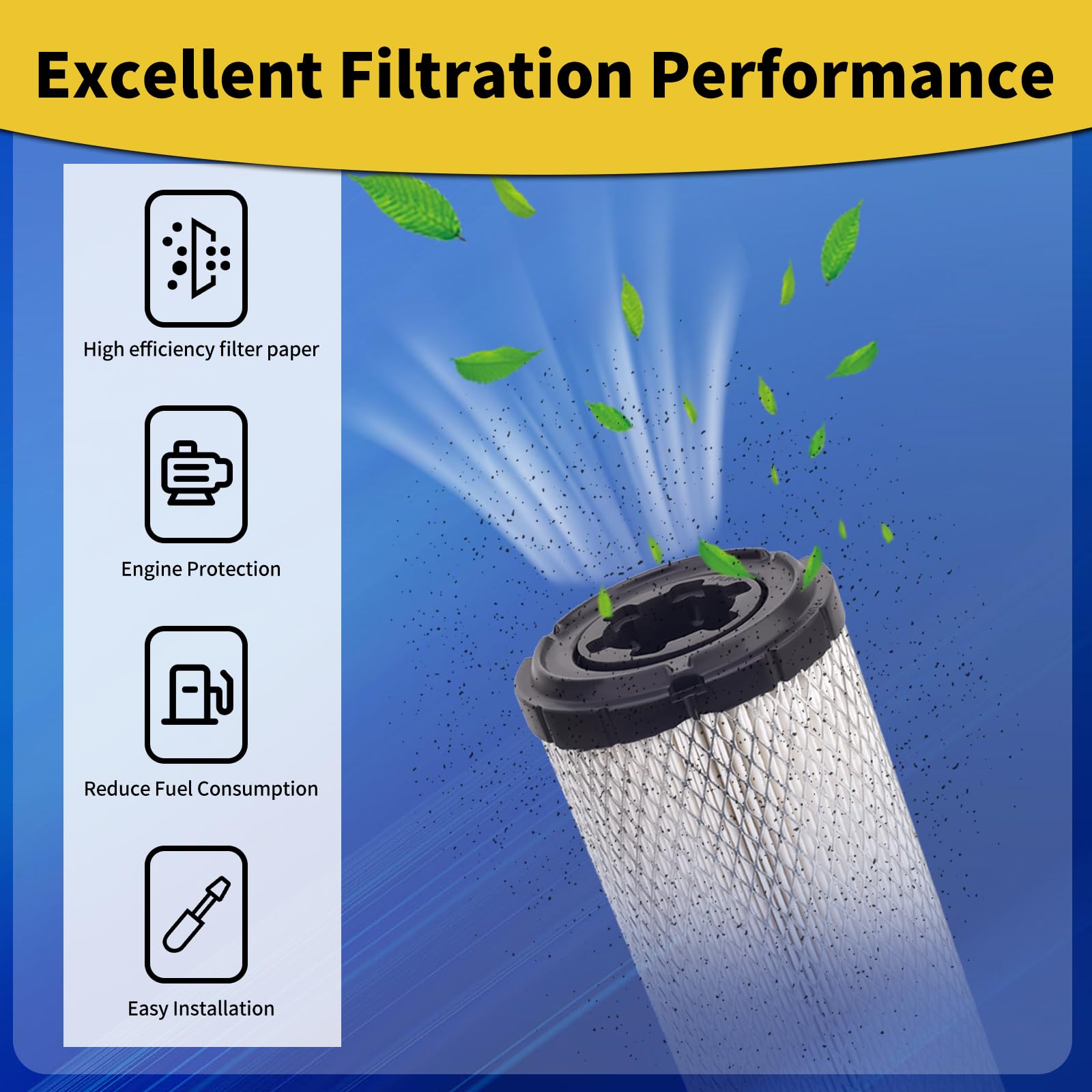 FHSJXR compatibility label highlights Kawasaki and Kohler engine support.