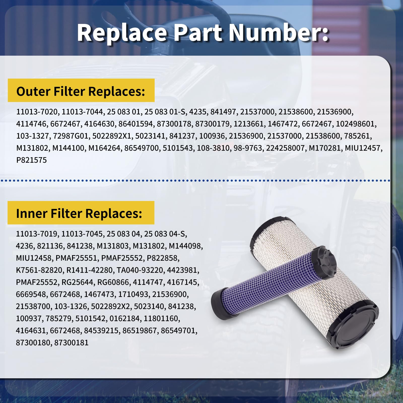 FHSJXR tool-free installation illustration with filters removed and ready.