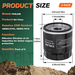 FHSJXR oil filter metal shell designed for durability