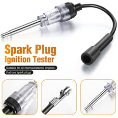 Fiada spark plug tester demonstrates ignition checks during testing.