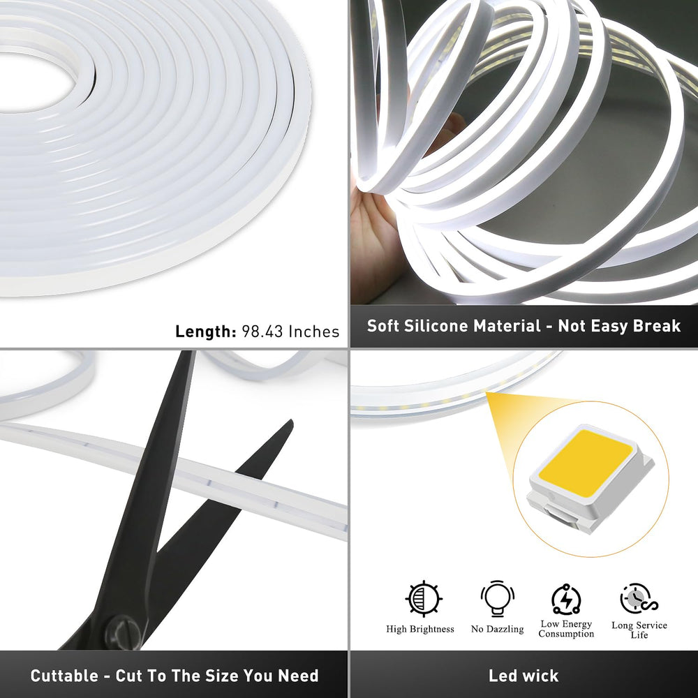 FICOLPO waterproof silicone frunk light for Tesla durability