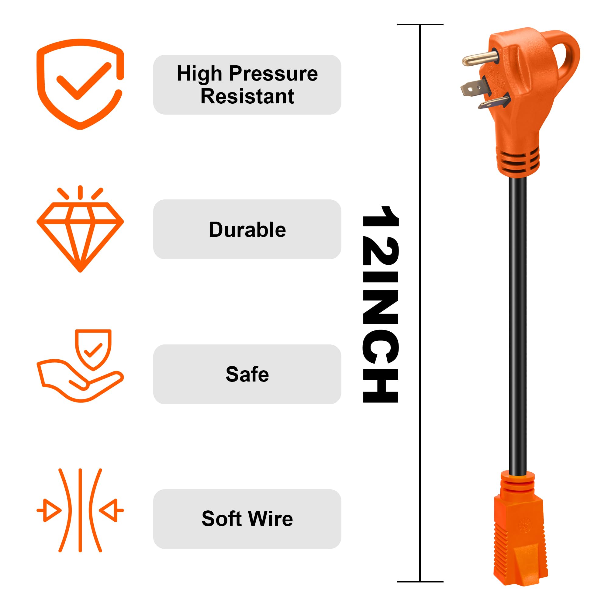Ficstar 12-gauge copper wires ensure durable, safe outdoors use.