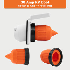 Ficstar 30A RV female plug compatible with standard shore power