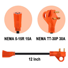 Ficstar grip-handle adapter enhances easy removal from outlets during setups.