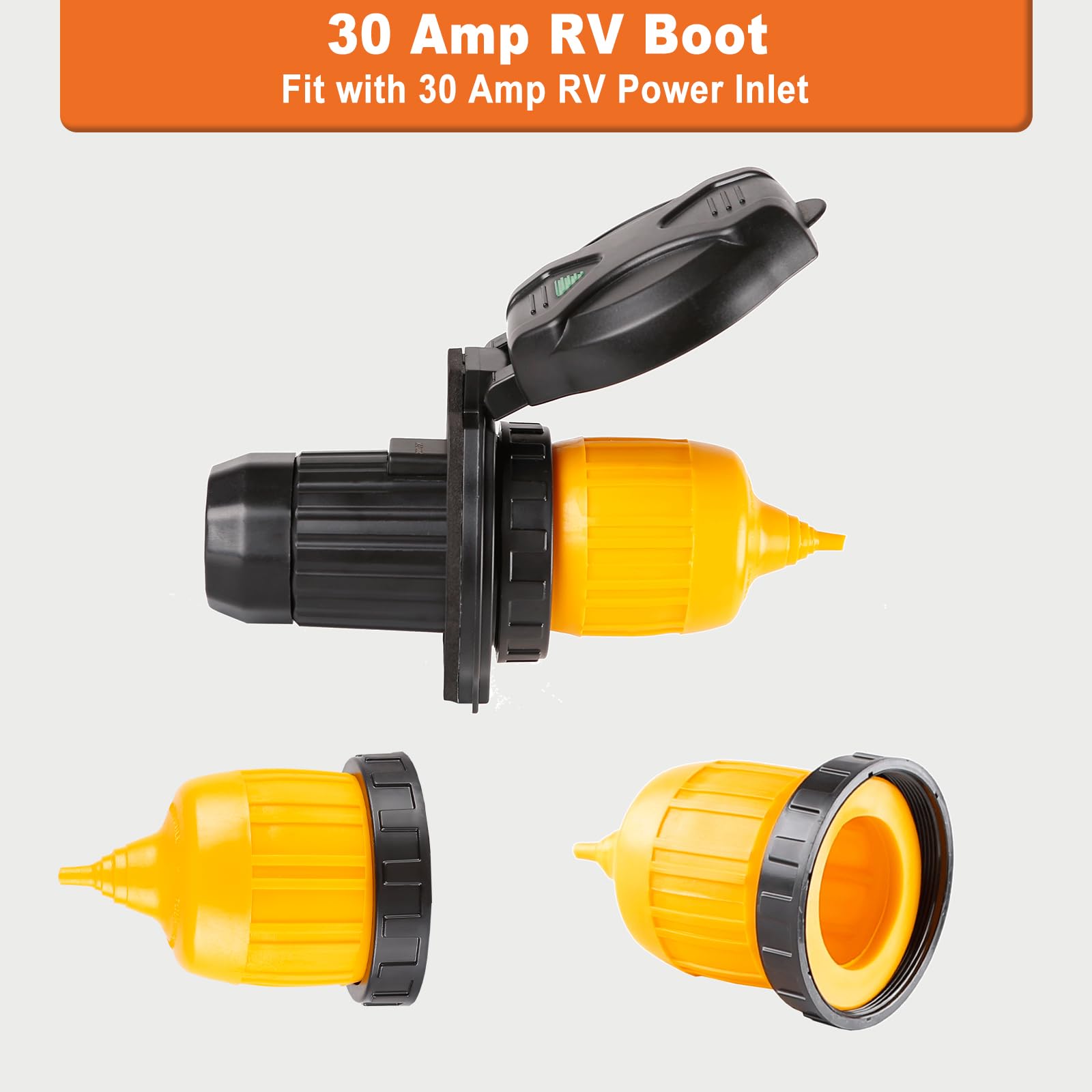 Ficstar installation kit for RV shore power simplifies outdoor setup