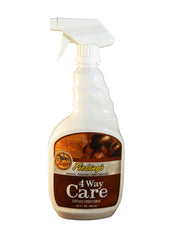 Fiebing's 4 Way Care bottle spray enhances leather conditioning and water resistance.