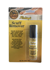 Fiebing's Scuff Remover roll-on bottle, ideal for quick leather and vinyl touch-ups on shoes and bags.