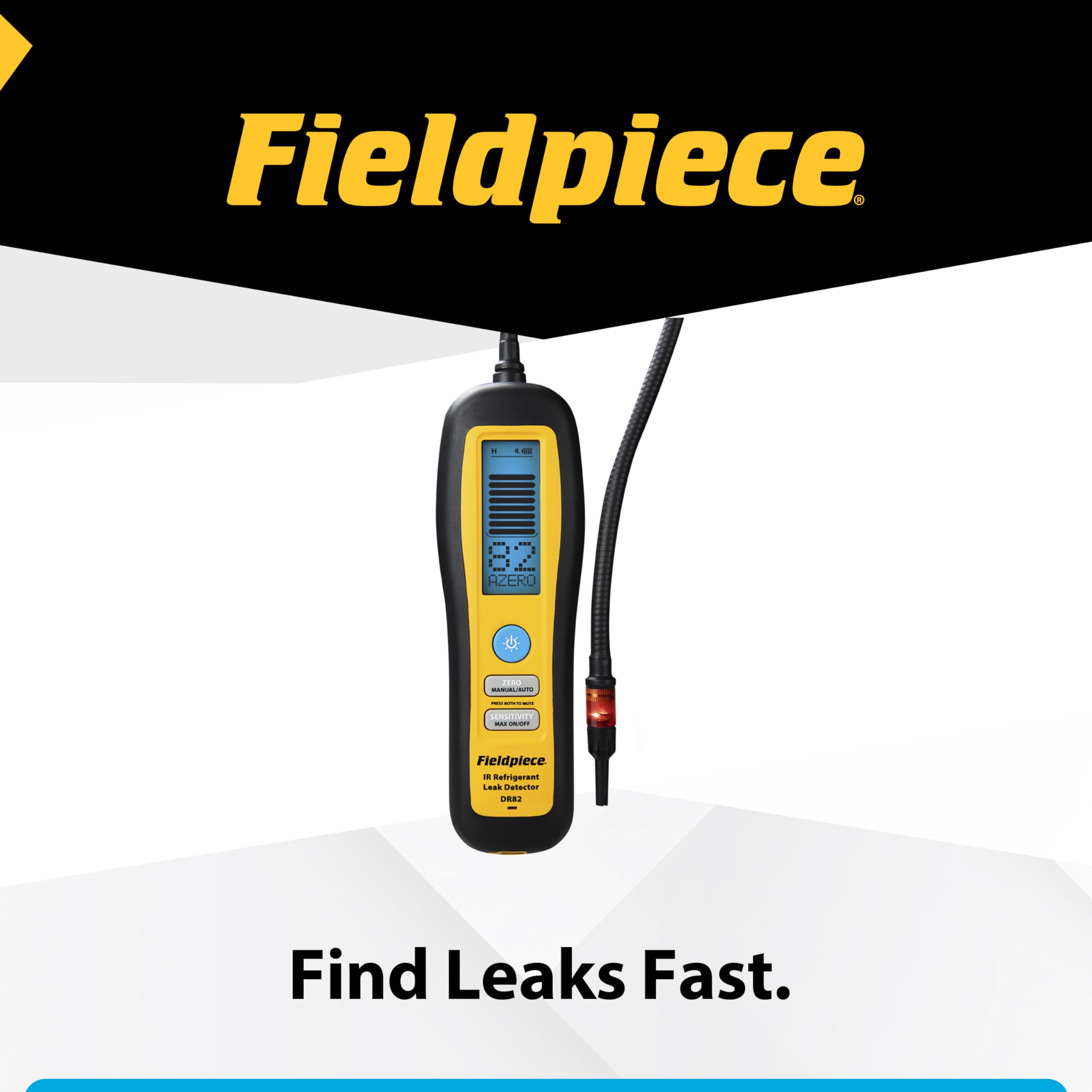 Fieldpiece DR82 USB-C battery supports long shifts between charges for field work