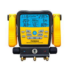 Fieldpiece SM382V wireless SMAN manifold with clear display for precise refrigerant diagnostics.