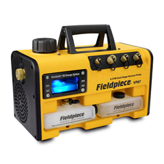 Fieldpiece VP87 front view demonstrates portable capacity for on-site HVAC service.