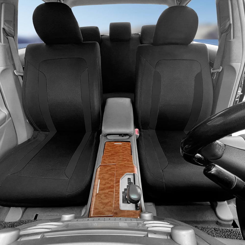 Figpade 2-pack car seat cover full set demonstrates complete coverage