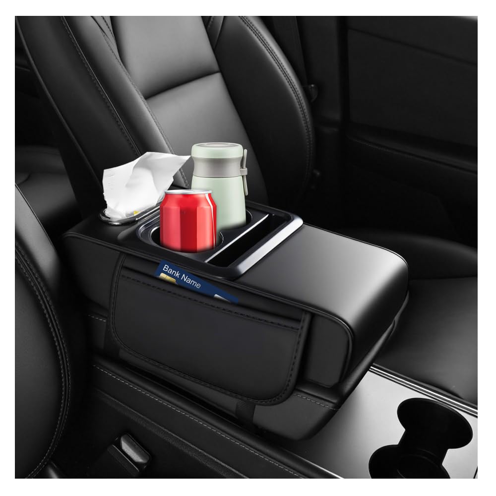 Figpade 4-in-1 center console cover full view for organized car storage