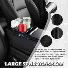 Figpade 4-in-1 center console phone holder in use