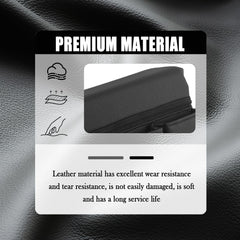 Figpade armrest storage pockets with zipper secure small items like keys and cards