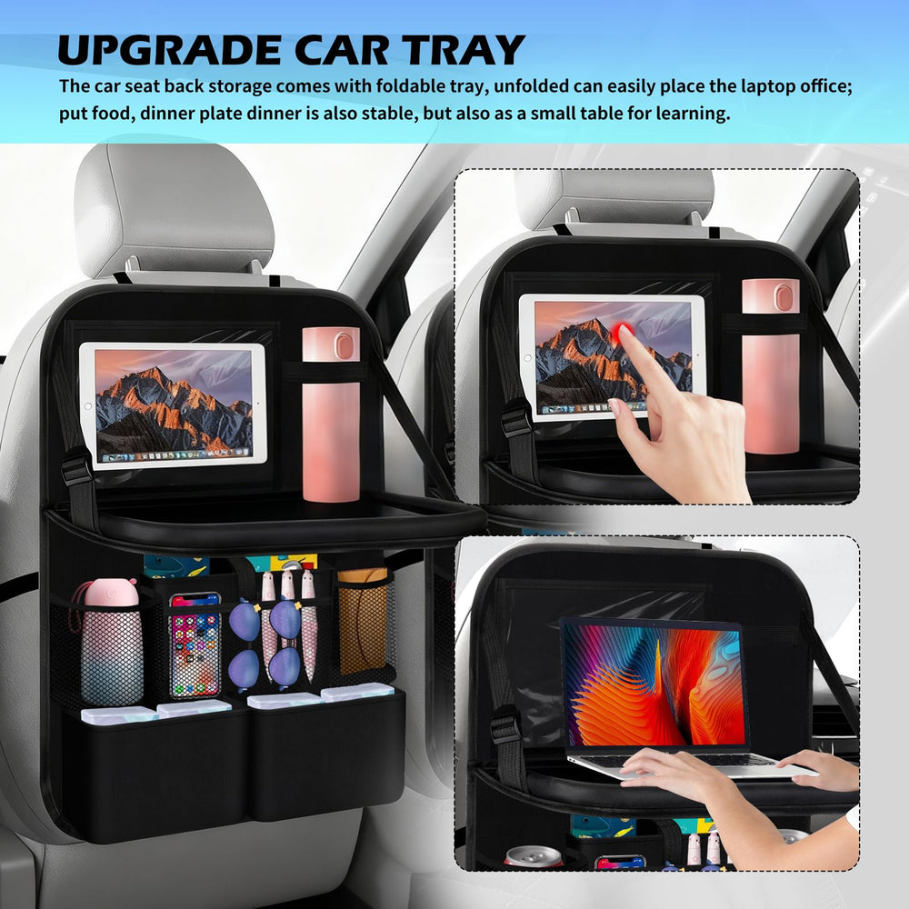 Figpade backseat organizer adjustable-angle tray for comfortable typing