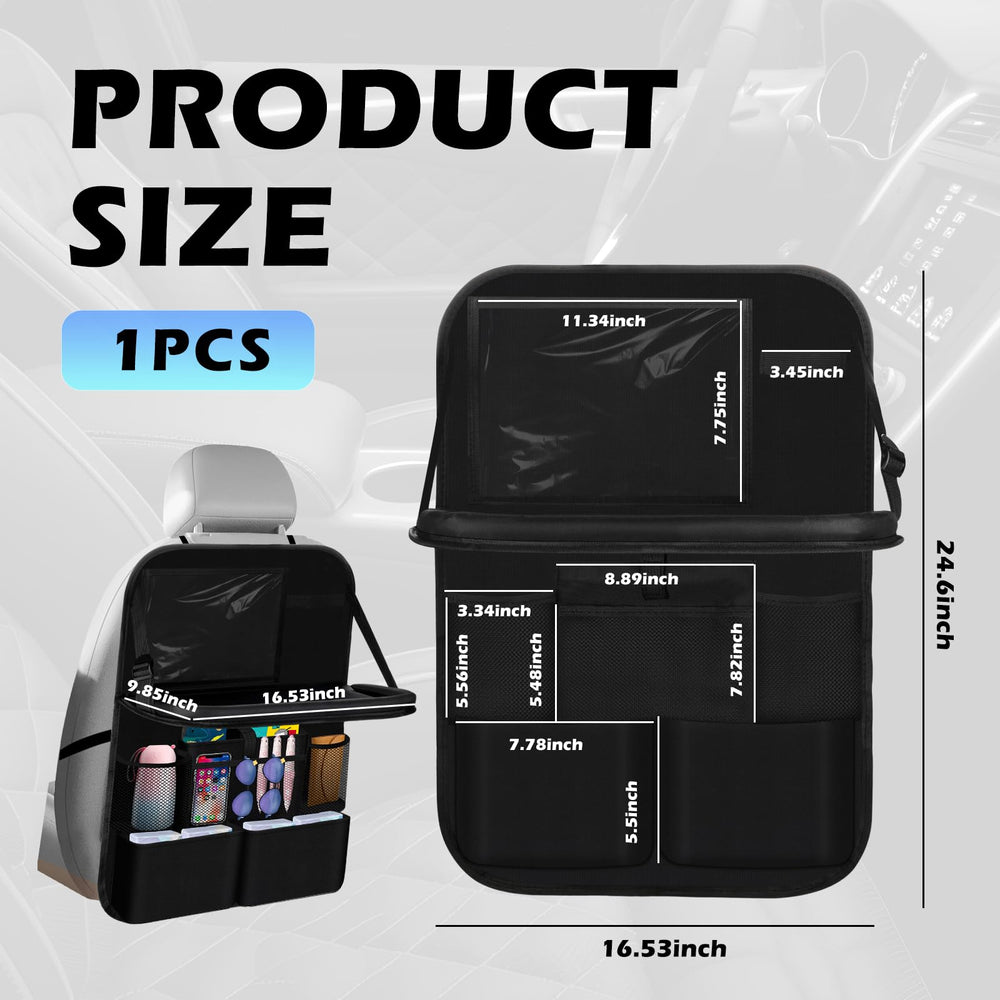Figpade backseat organizer mesh pockets store sunglasses and small items neatly