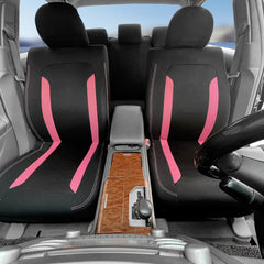 Figpade seat cover compatible with airbags and belts without obstructing latches