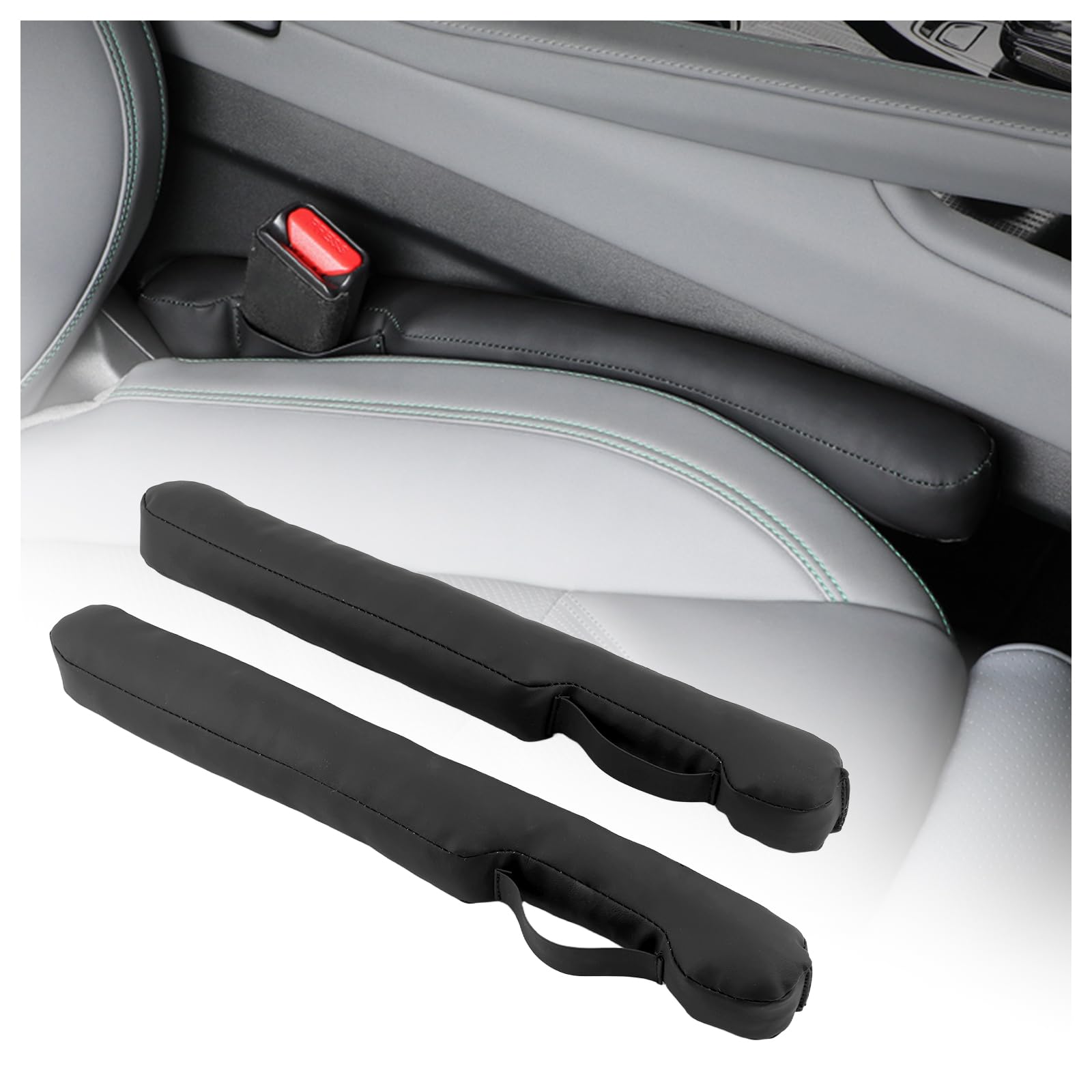 Figpade car seat gap filler 2-pack covers gaps for a clutter-free cabin.