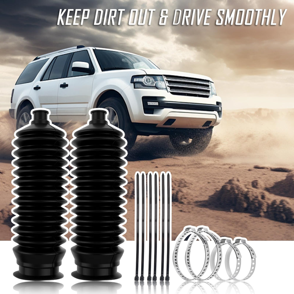 Figpade durable dust-proof rack-and-pinion boot supports smooth steering.
