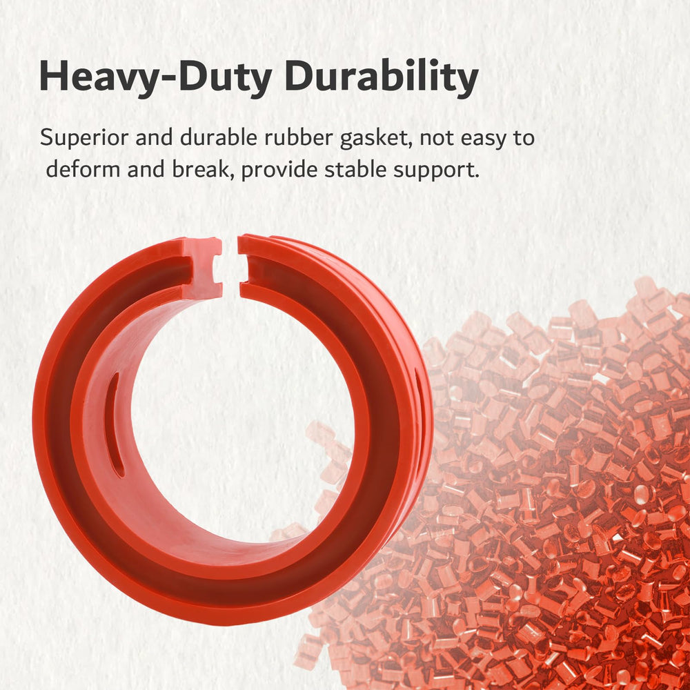 Figpade durable rubber spacer material resists deformation under load