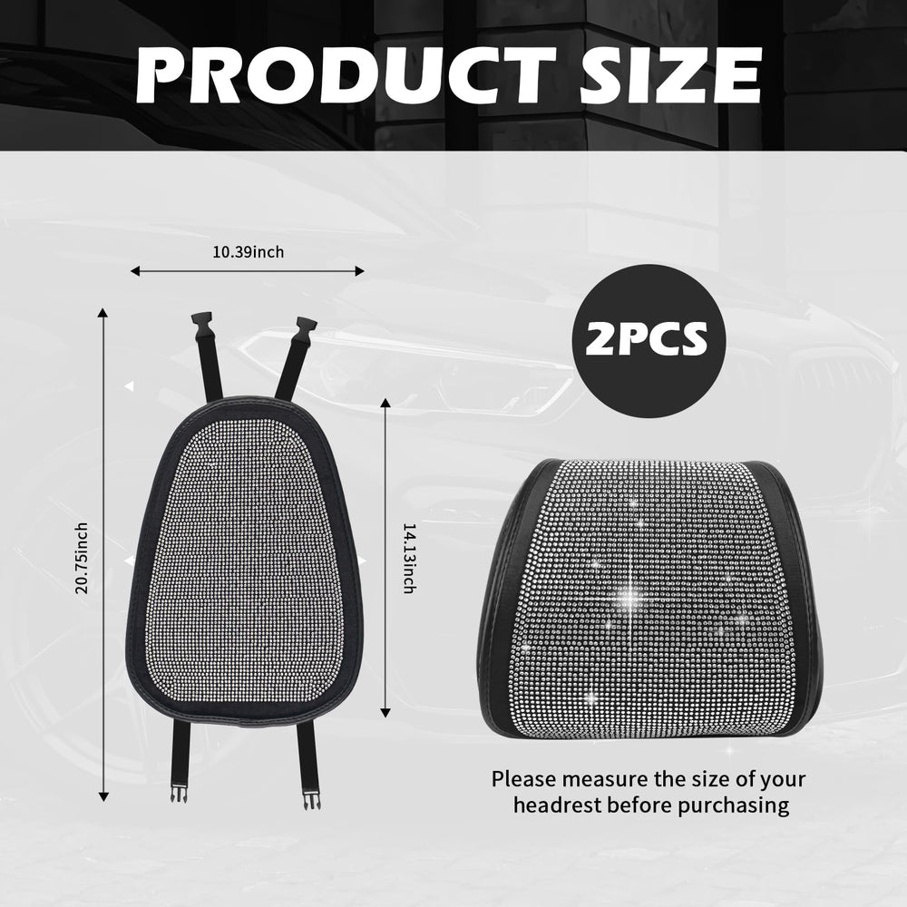 Figpade luxury headrest protection shields seats from wear and stains.