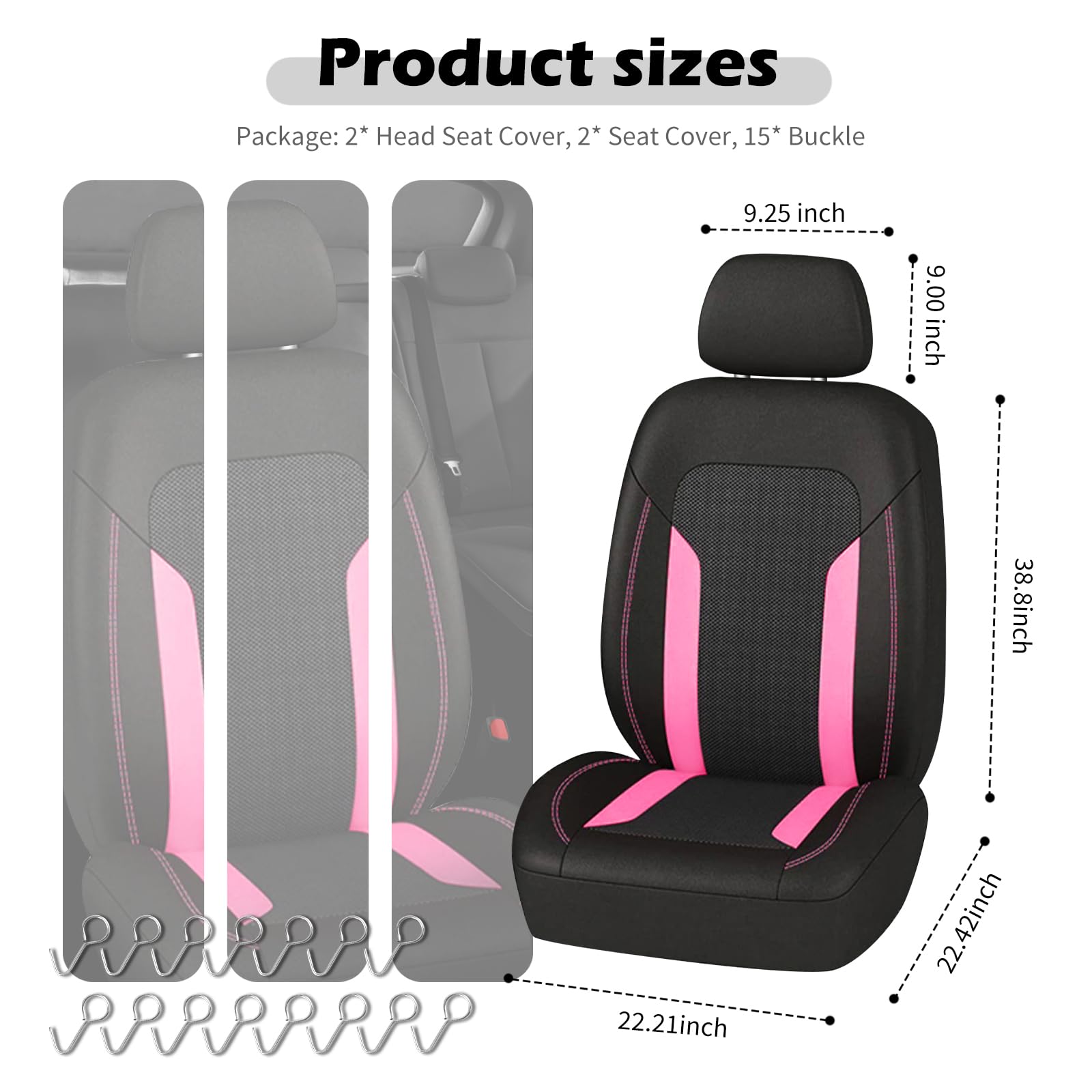Figpade foam-padded seat cover adding cushioned protection on long drives