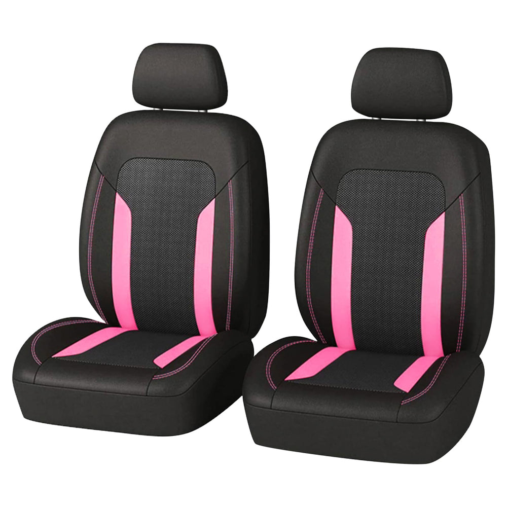 Figpade universal car seat cover with breathable mesh backrest for cooler seating