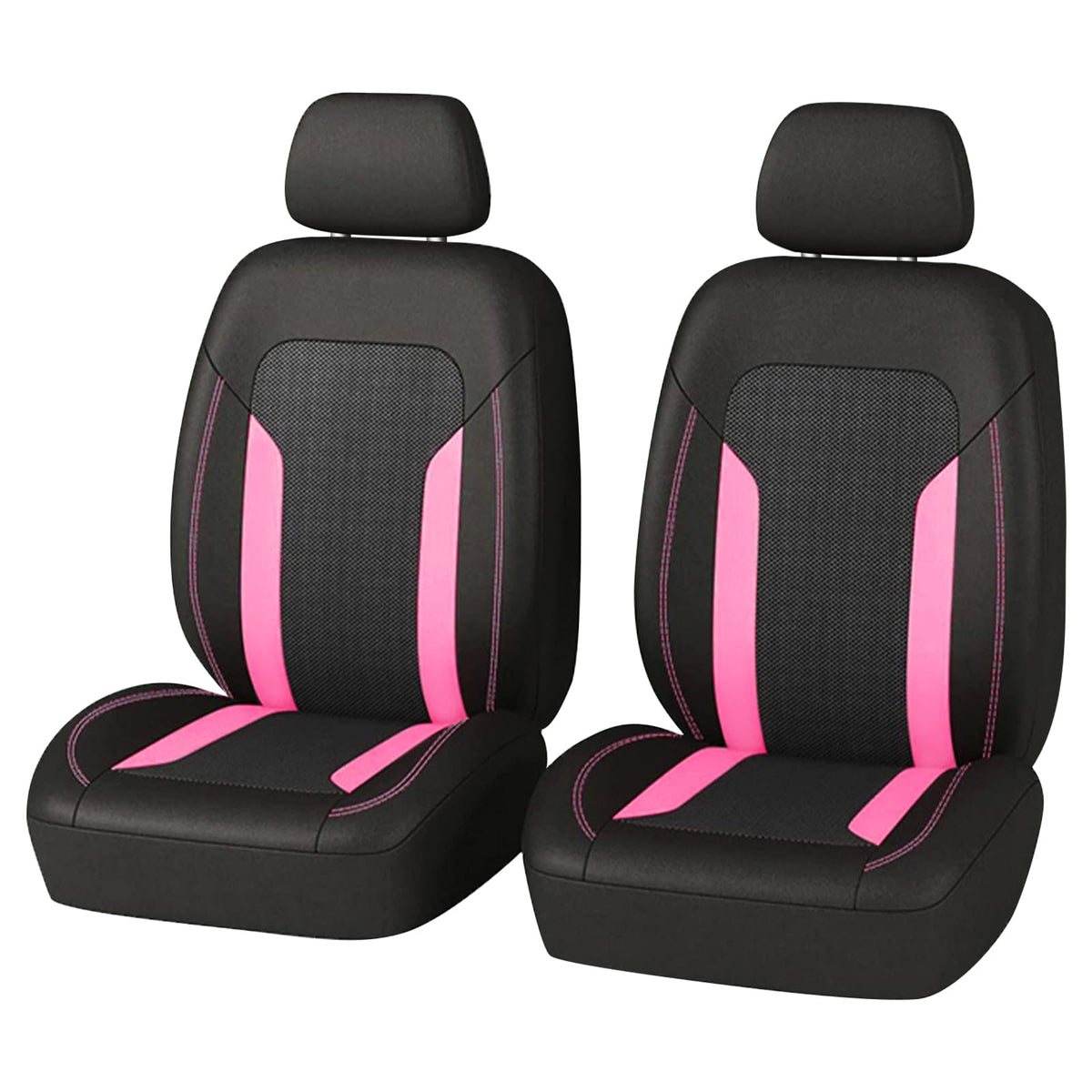 Figpade universal car seat cover with breathable mesh backrest for cooler seating