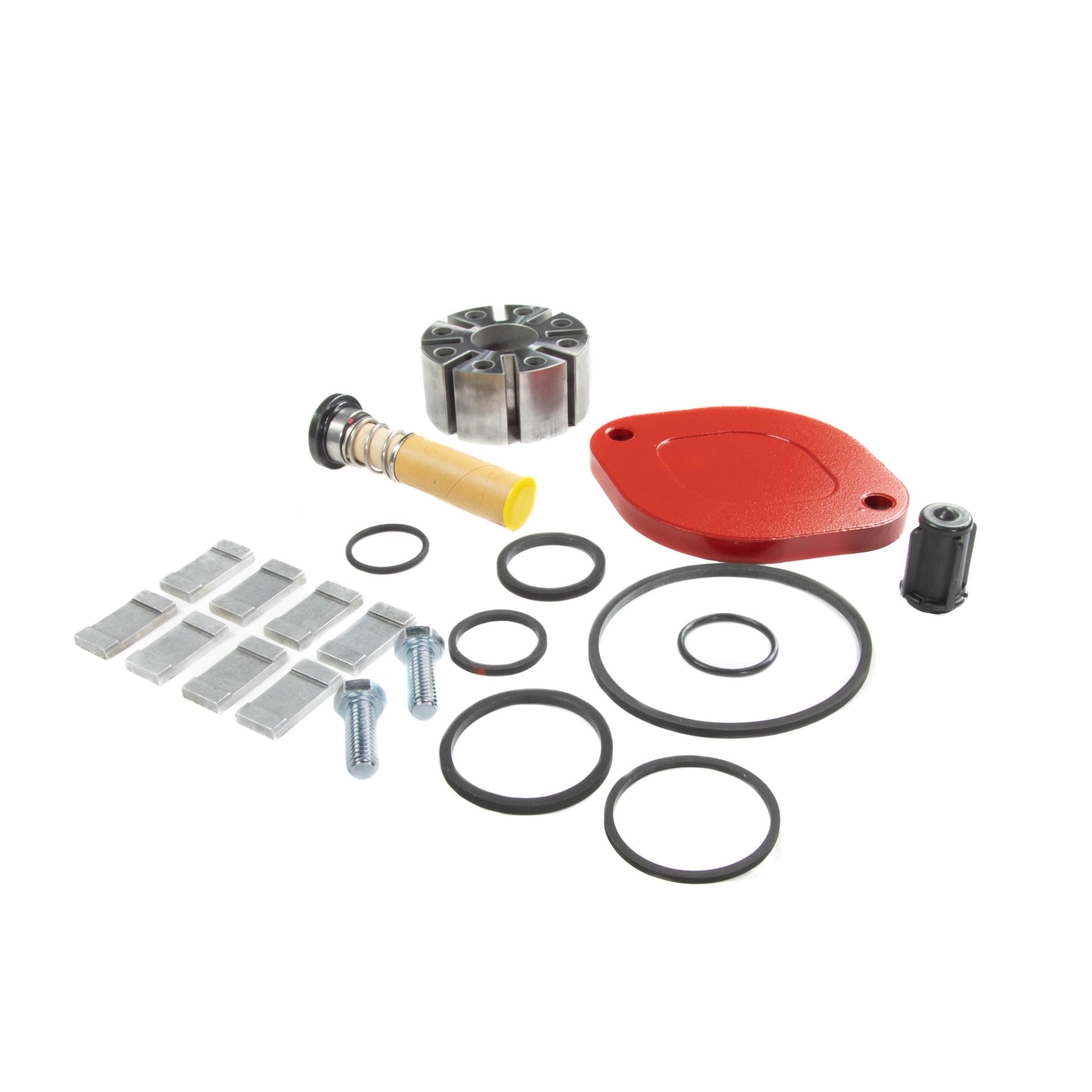 Fill-Rite 700KTF2659 components show rotor, vanes, and gaskets for durable performance.
