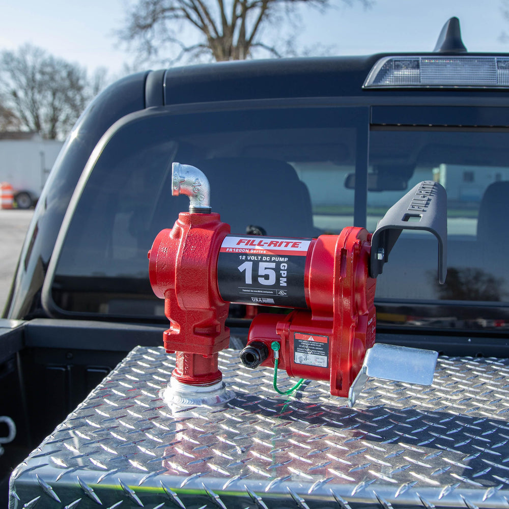 FR1204H can lift from eight-foot tanks and discharge up to 37 feet.