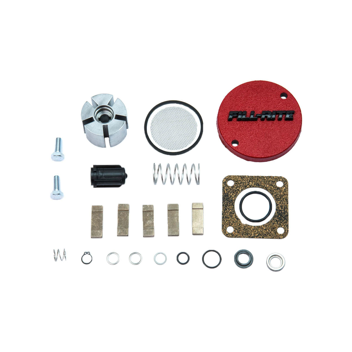 Fill-Rite KIT120RKG rotor cover on FR/SD pumps enables quick maintenance.