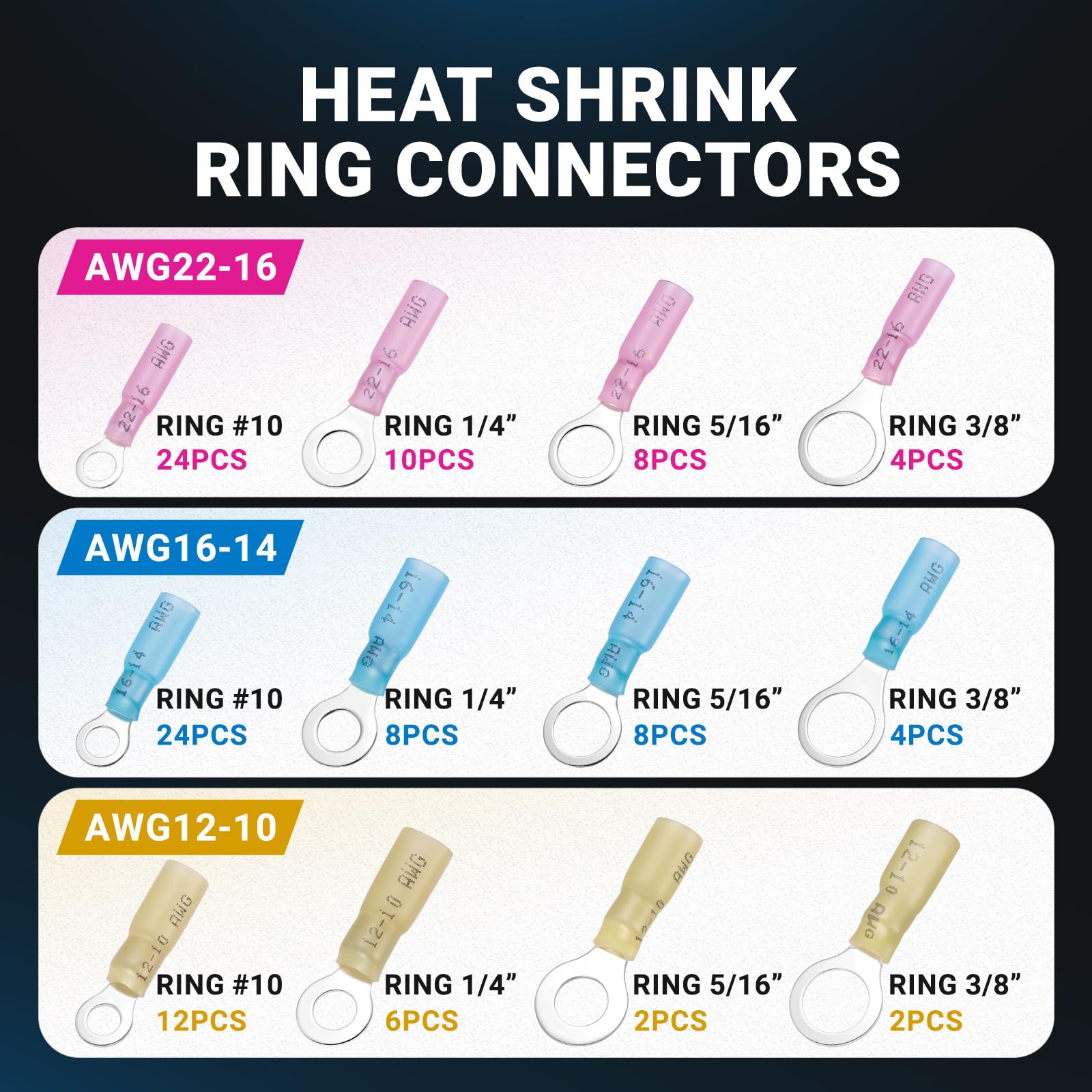 Filluck waterproof heat shrink connectors in use on boat wiring.