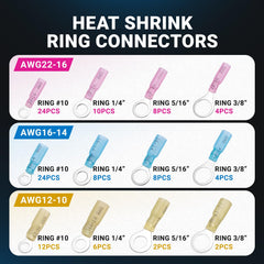 Filluck waterproof heat shrink connectors in use on boat wiring.