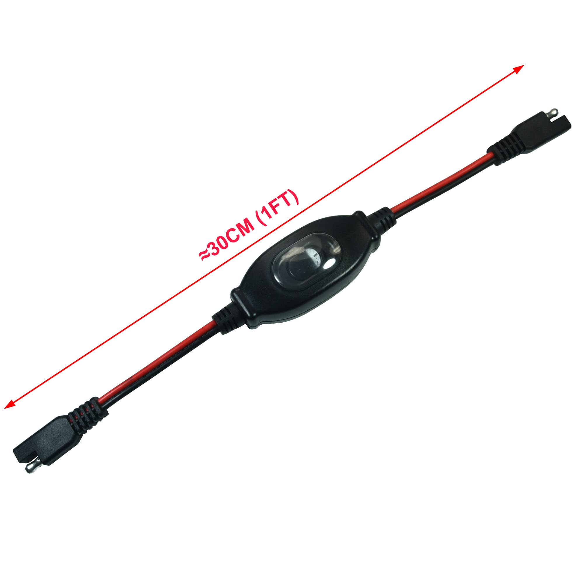 FILSHU 2-pin power plug with durable copper core for reliable connections.
