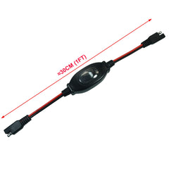 FILSHU 2-pin power plug with durable copper core for reliable connections.