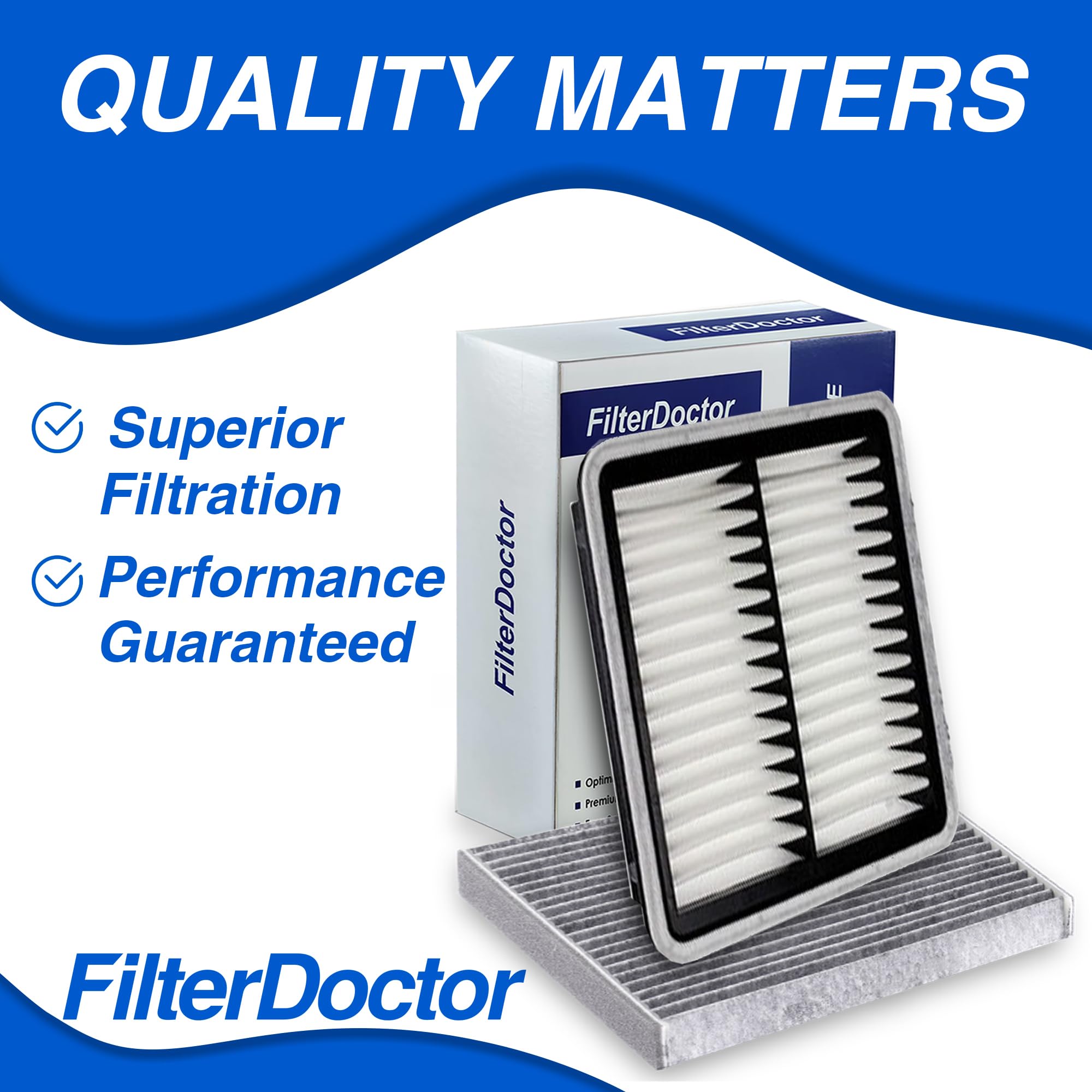 FilterDoctor CF10285 engine filter shows improved airflow for Subaru engines.