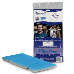 FilterTime FT-714 RV air filter front view, compact 7.5x14 inch size for cleaner RV air.