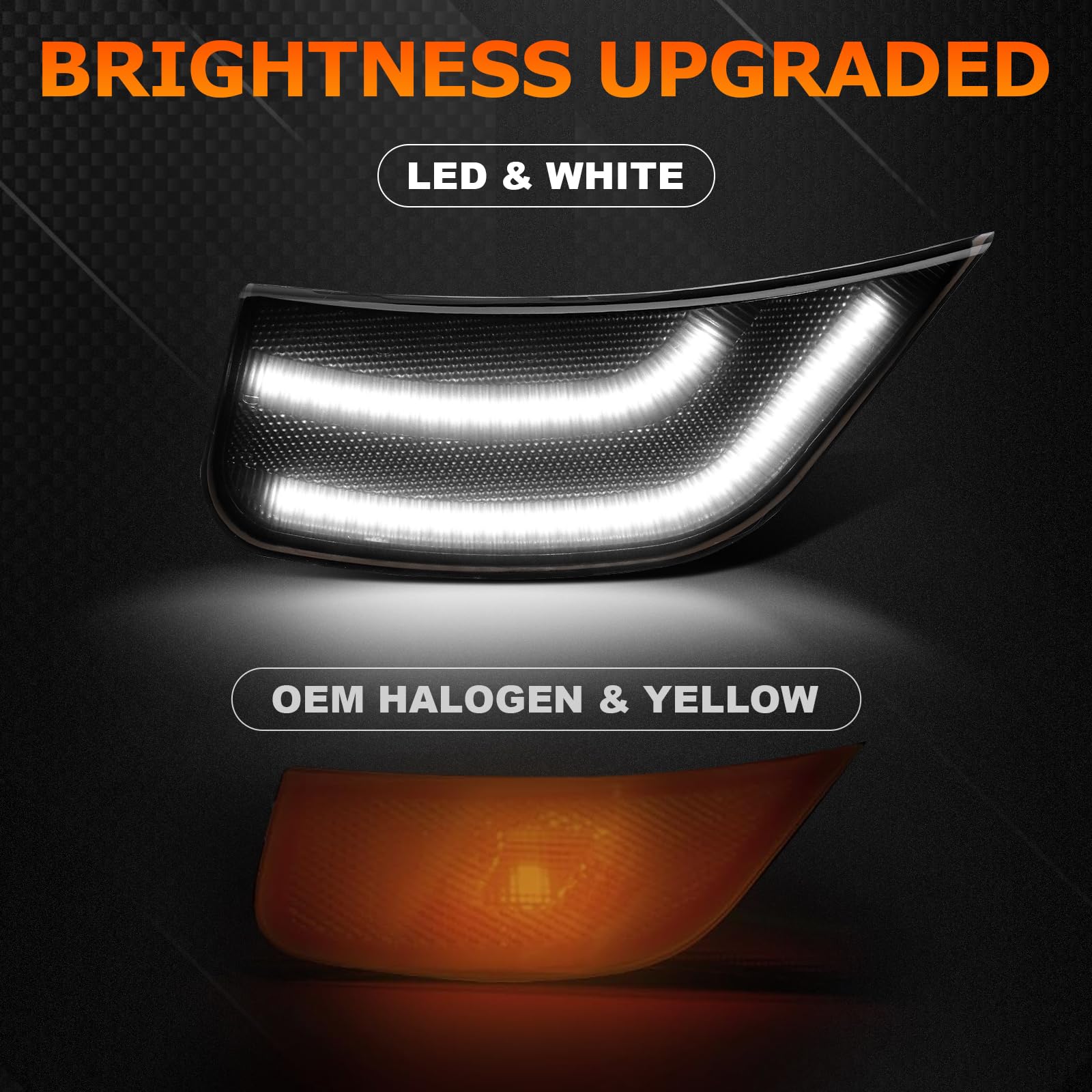 FILTERUP smoked lens LED side marker on Escalade right adds presence on the road