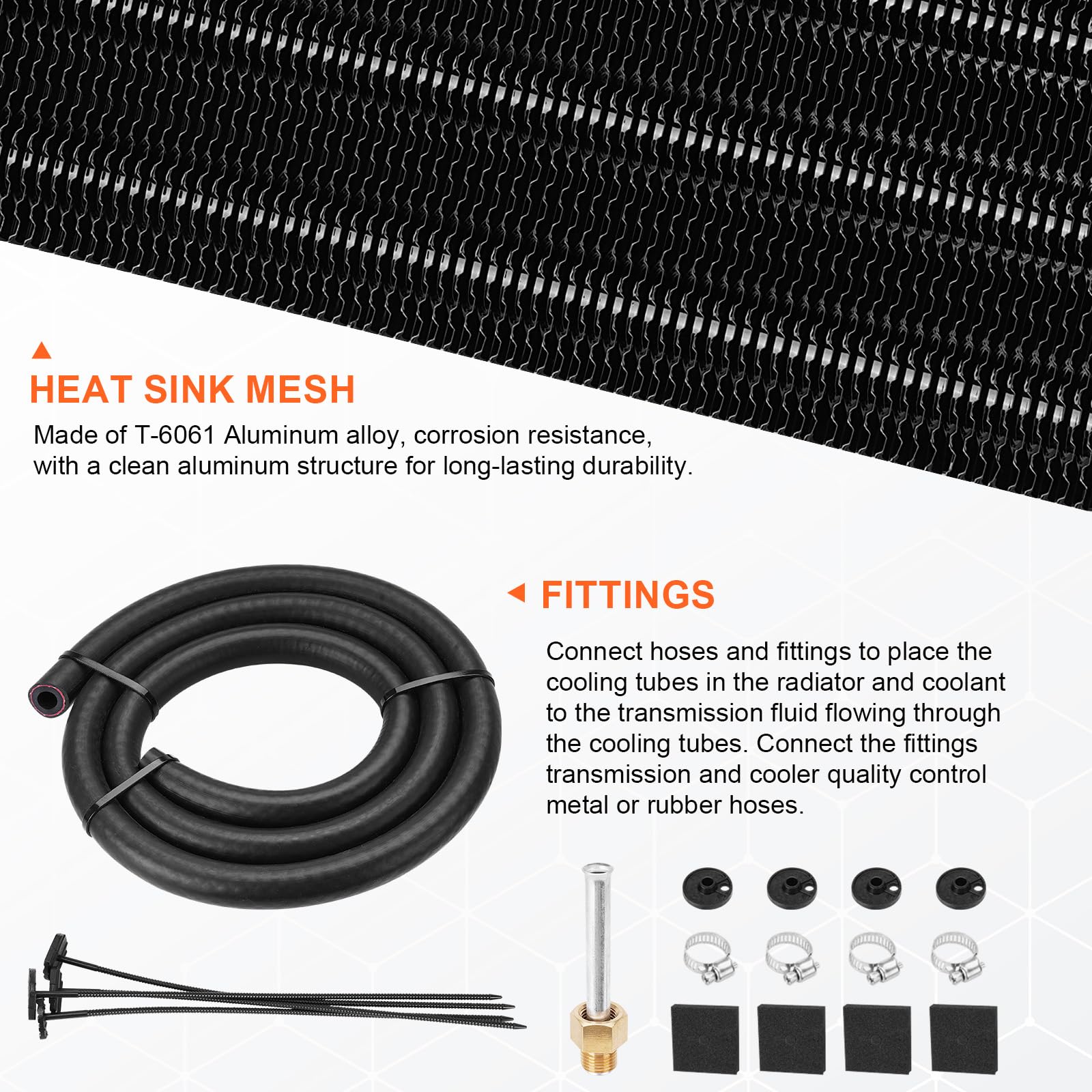 FILTERUP 5-16inch ID hose 8mm fits universal installation