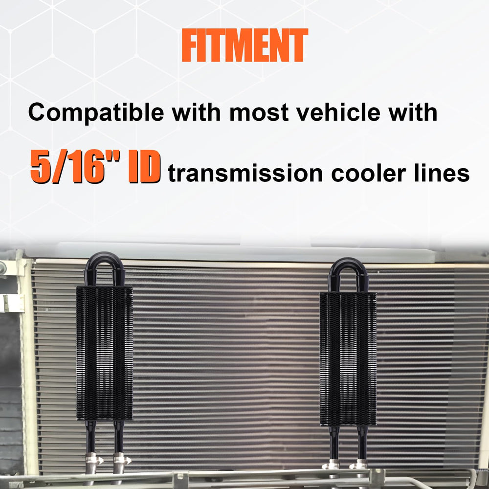 Mounting clips shown with FILTERUP cooler for quick fitment