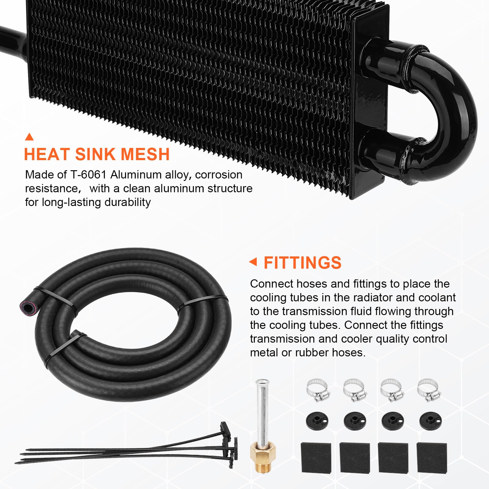 Mounting rods included with FILTERUP cooler for secure installation
